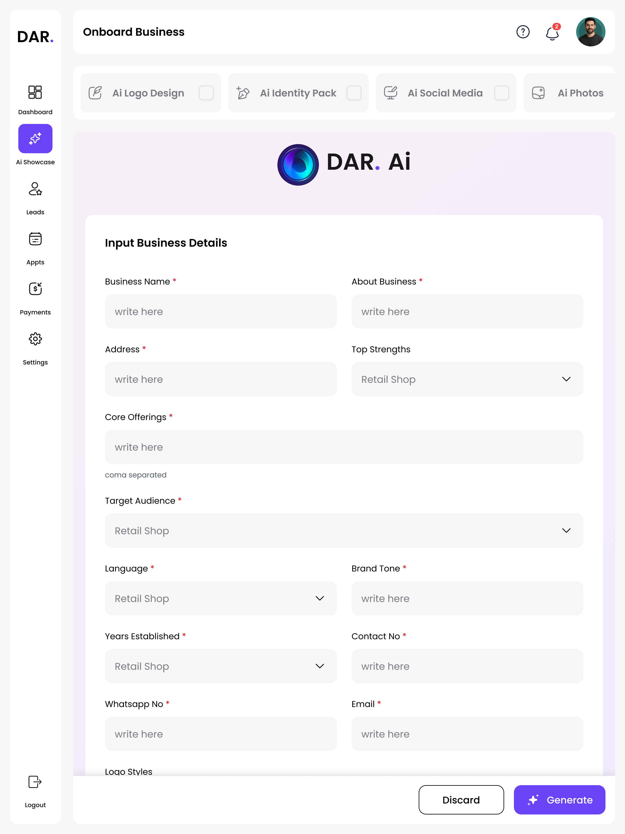 Getting started with DAR